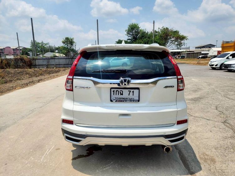 Honda CR-V 2013 2.0 E 4WD Sedan เบนซิน ไม่ติดแก๊ส เกียร์อัตโนมัติ ขาว รูปที่ 3