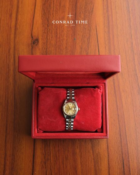 Rolex Datejust 79173 Champagne Diamond Dial Two-Tone Jubilee 26mm. 