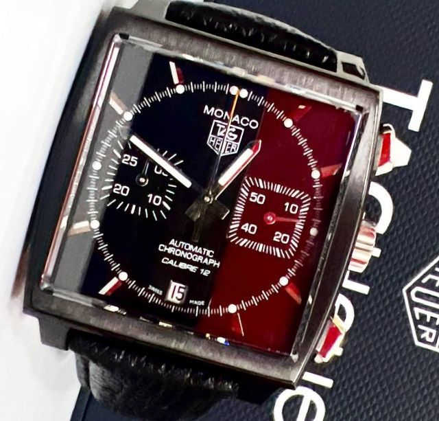 Tag Heuer Monaco Chronograph Calibre12 AMC Edition Black PVD CAW211M🇨🇭
         รูปที่ 2