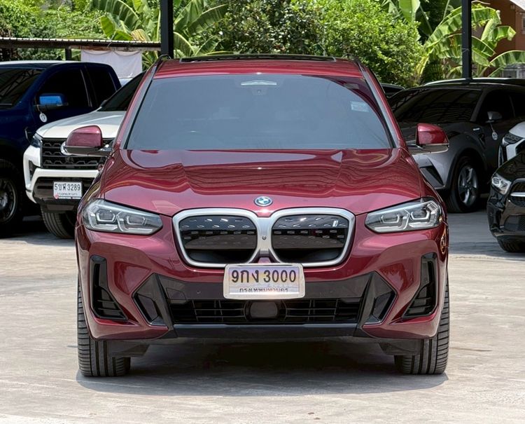BMW iX3 2021 M Sport Utility-car ไฟฟ้า ไม่ติดแก๊ส เกียร์อัตโนมัติ แดง รูปที่ 2