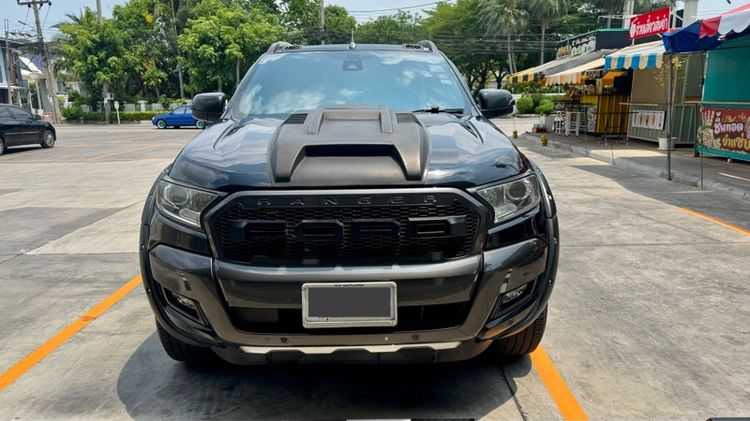 Ford Ranger 2017 3.2 Wildtrak 4WD Pickup ดีเซล เกียร์อัตโนมัติ ดำ รูปที่ 3