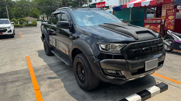 Ford Ranger 2017 3.2 Wildtrak 4WD Pickup ดีเซล เกียร์อัตโนมัติ ดำ รูปที่ 2