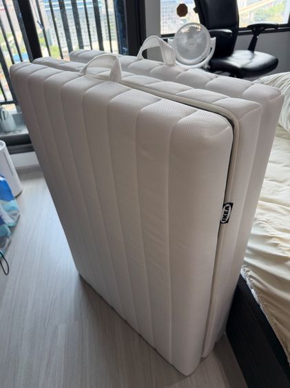 IKEA ANNJALLET coir mattress 90x200cm  ออนฟแยลเลต ที่นอนใยมะพร้าว, แน่นพิเศษสุด ขาว 90x200 ซม.