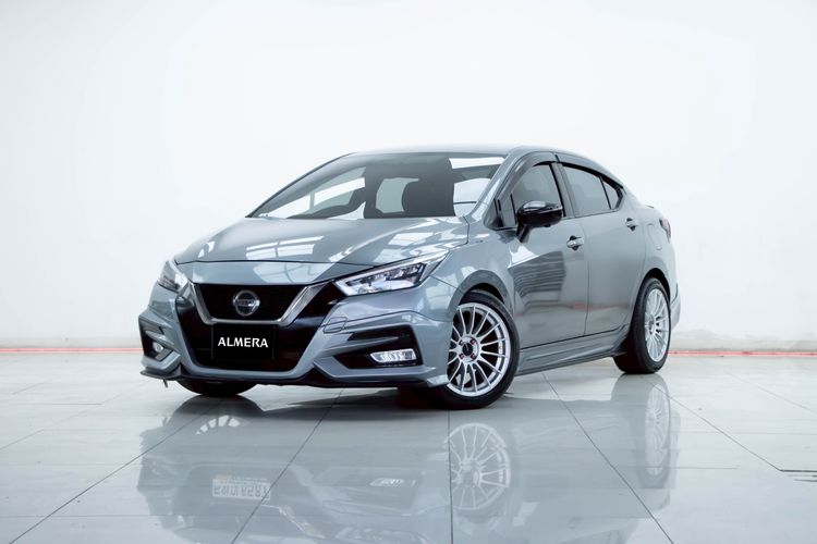 Nissan Almera 2021 1.0L Turbo VL CVT Sedan เบนซิน ไม่ติดแก๊ส เกียร์อัตโนมัติ เทา