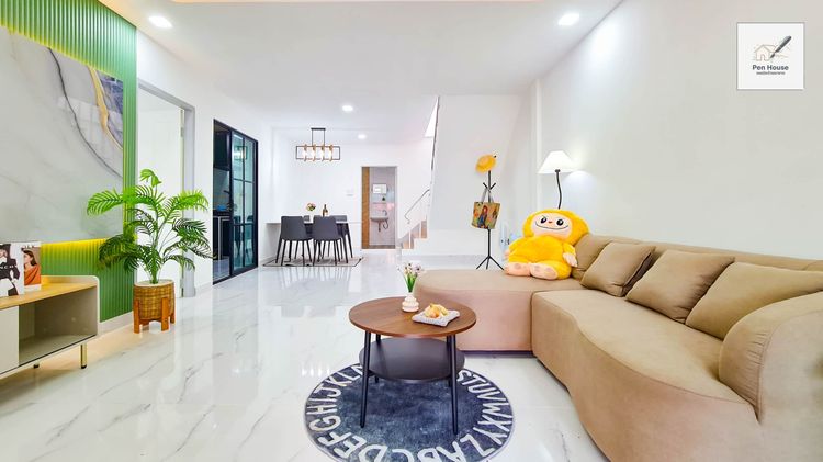 มีบางส่วน ขาย ทาวน์เฮ้าส์ 2ชั้น หน้ากว้าง 3ห้องนอน ต้นสายไหม ใกล้รถไฟฟ้า มบ.อมรินทร์นิเวศน์3 ผัง4 ถ.สายไหม15 รีโนเวทใหม่ พร้อมอยู่ รูปที่ 4