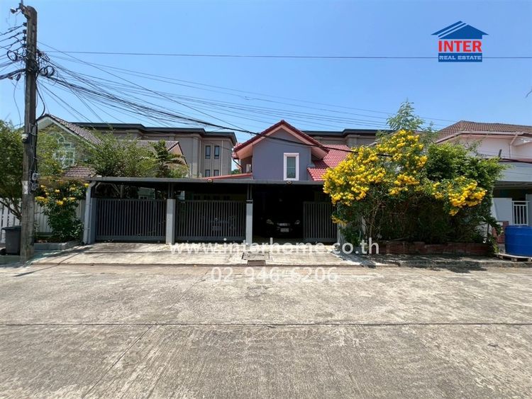 บ้านเดี่ยว 2 ชั้น 70 ตร.ว. หมู่บ้านสัมมากร ซอยรามคำแหง112 ถนนรามคำแหง เขตสะพานสูง กรุงเทพมหานคร