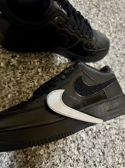 Nike Air Force 1 Black Metallic Gold Removable Swoosh Pack เบอร์42 รูปที่ 7