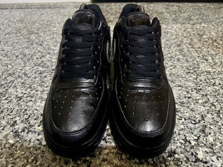 Nike Air Force 1 Black Metallic Gold Removable Swoosh Pack เบอร์42 รูปที่ 3