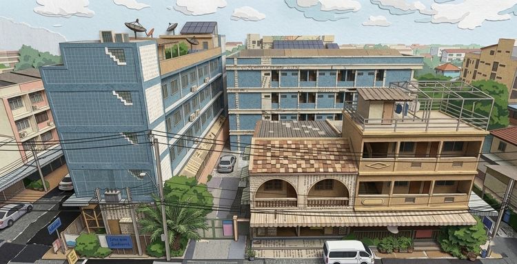 ขายอพาร์ทเม้นท์ ทำเลดี ย่านพัฒนาการ-สวนหลวง ใกล้แอร์พอร์ตลิงก์หัวหมาก