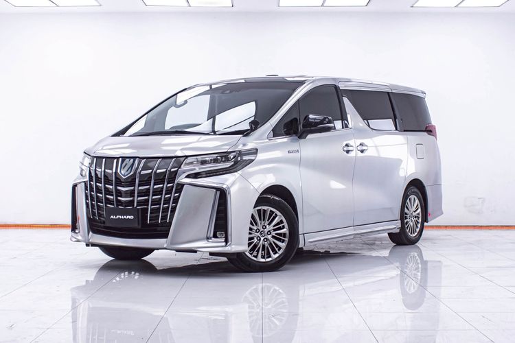 รถ Toyota Alphard 2.5 Hybrid SR C-Package E-Four 4WD สี เทา