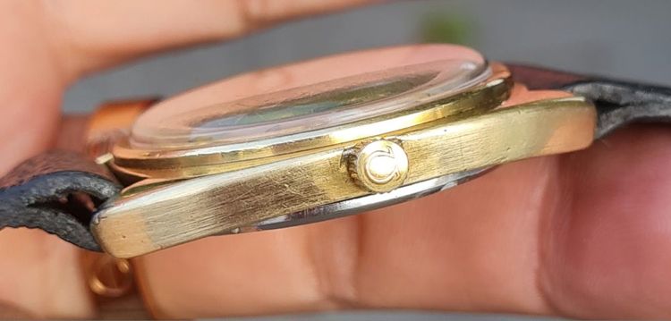 นาฬิกาวินเทจสวิส ยี่ห้อดัง Ω  OMEGA รุ่น หอดูดาว (Constellation) ทองแท้ 14K แปะทั้งเรือน (14K Gold Cap) สภาพสวยเก็บสะสม รูปที่ 4