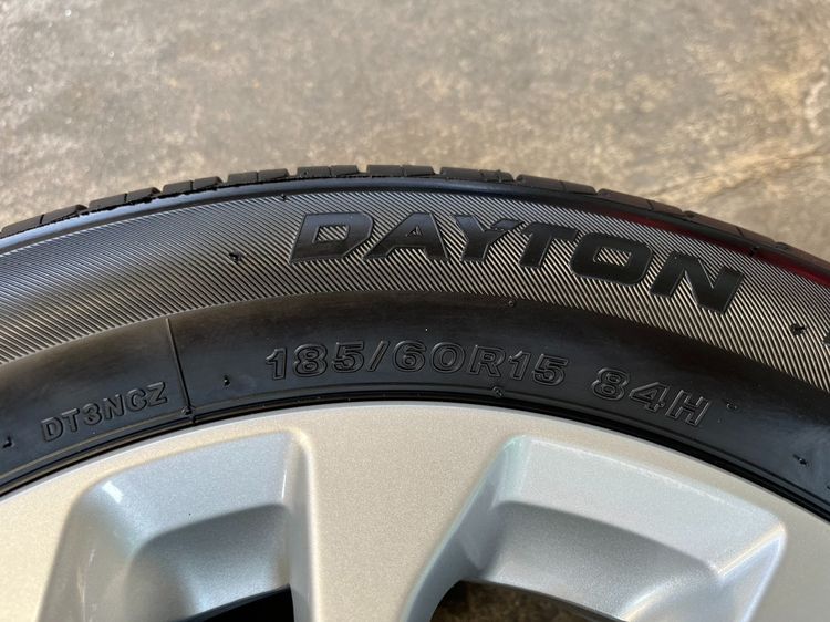 ✨ล้อแม็กป้ายแดง✨Nissan Almera รุ่นใหม่ล่าสุด ขอบ 15 พร้อมยางใหม่💯185-60-15 DAYTON🚩ปี 26🚩 รูปที่ 7