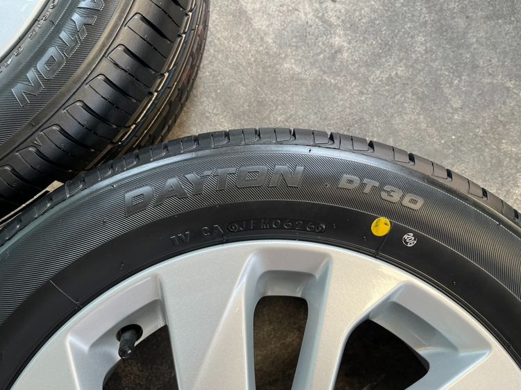 ✨ล้อแม็กป้ายแดง✨Nissan Almera รุ่นใหม่ล่าสุด ขอบ 15 พร้อมยางใหม่💯185-60-15 DAYTON🚩ปี 26🚩 รูปที่ 6