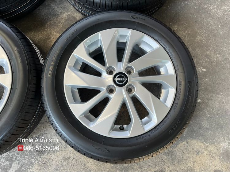 ✨ล้อแม็กป้ายแดง✨Nissan Almera รุ่นใหม่ล่าสุด ขอบ 15 พร้อมยางใหม่💯185-60-15 DAYTON🚩ปี 26🚩 รูปที่ 3