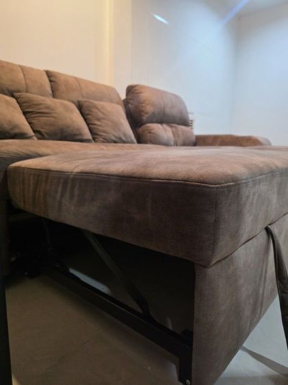 โซฟา 3ที่นั่ง ตัวL ผ้ากำมะหยี่ ใช้งานไม่ถึงปี สภาพใหม่ รูปที่ 5