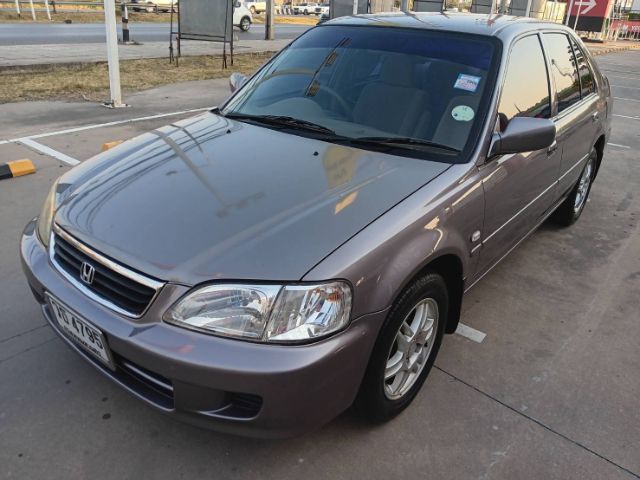 Honda City 2002 1.5 EXi Sedan เบนซิน ไม่ติดแก๊ส เกียร์อัตโนมัติ เทา รูปที่ 4