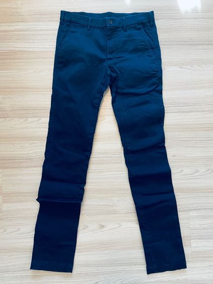กางเกงขายาวผู้ชาย  สีน้ำเงินเข้ม Uniqlo แท้ shop ไทย
