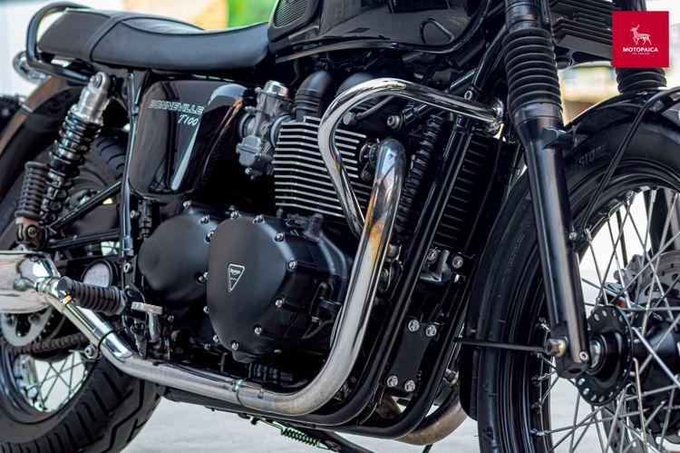 Triumph Bonneville T100 Black ปี2016 วิ่ง14,000Km. โช๊คOhlins  รูปที่ 8
