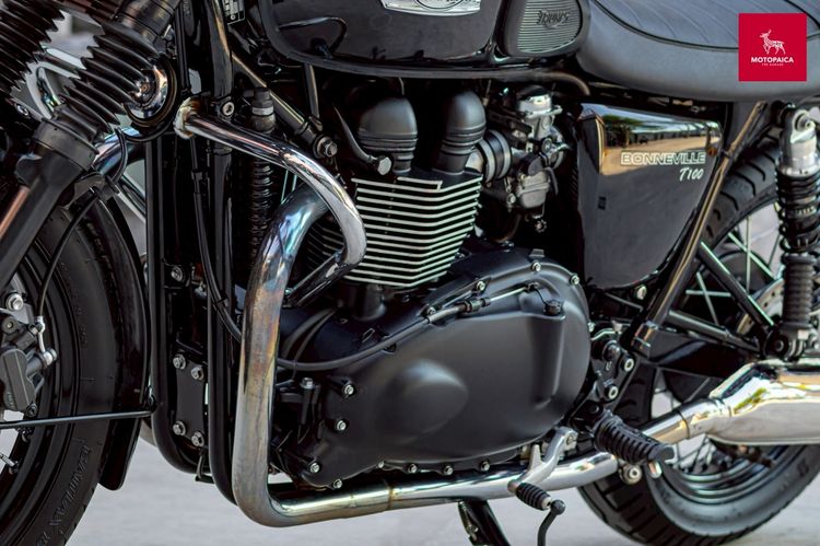 Triumph Bonneville T100 Black ปี2016 วิ่ง14,000Km. โช๊คOhlins  รูปที่ 9