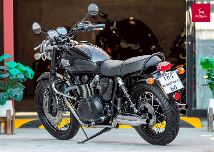 Triumph Bonneville T100 Black ปี2016 วิ่ง14,000Km. โช๊คOhlins  รูปที่ 4