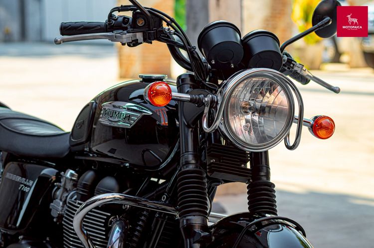 Triumph Bonneville T100 Black ปี2016 วิ่ง14,000Km. โช๊คOhlins  รูปที่ 12