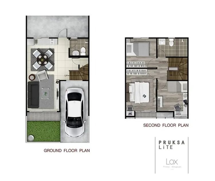 Pruksa มีบางส่วน ขาย ทาวน์เฮ้าส์ พฤกษาไลท์ ล็อกซ์ ปิ่นเกล้า-วงแหวน (บางใหญ่) รูปที่ 2