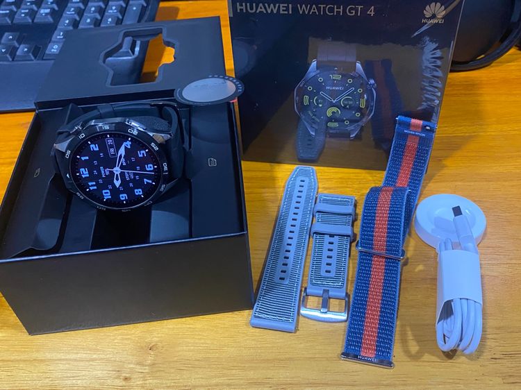 Huawei Watch GT 4 ศูนย์ไทย อุปกรณ์ครบ สภาพสวยนางฟ้า รูปที่ 2