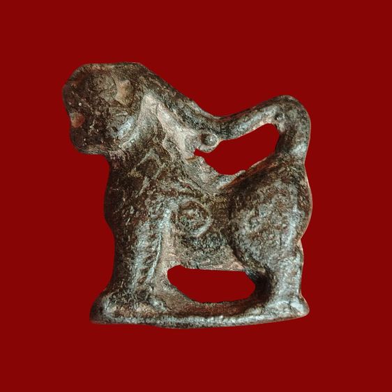 สิงห์คอยาว หลวงพ่อกวย วัดโฆสิตาราม รุ่นแรก เนื้อตะกั่ว ปี2521 