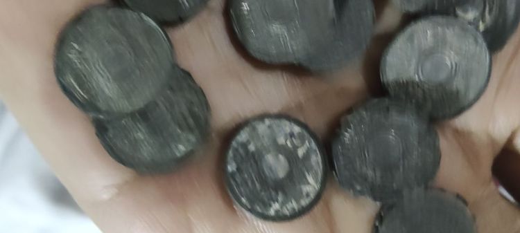 เหรียญ1สตางค์ปี2486-2487เนื้อดีบุก รูปที่ 3