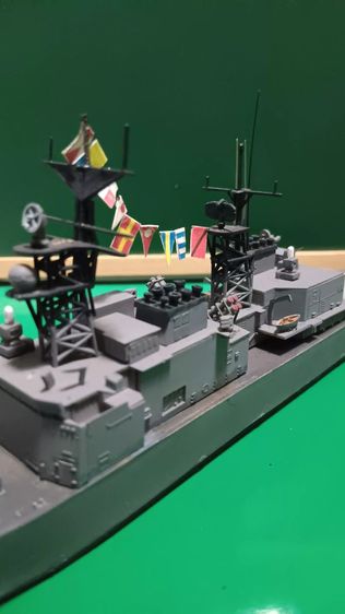 เรือรบสหรัฐ ระบบ เอจิสTicon derucaพลาสติกโมเดล,และเรือฟรีเกต ชั้น Spruand รูปที่ 7