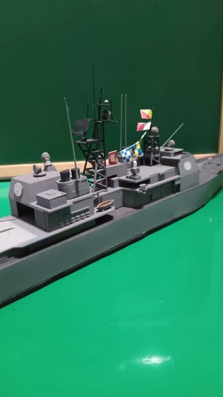 เรือรบสหรัฐ ระบบ เอจิสTicon derucaพลาสติกโมเดล,และเรือฟรีเกต ชั้น Spruand รูปที่ 4