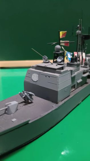 เรือรบสหรัฐ ระบบ เอจิสTicon derucaพลาสติกโมเดล,และเรือฟรีเกต ชั้น Spruand