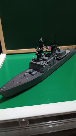 เรือรบสหรัฐ ระบบ เอจิสTicon derucaพลาสติกโมเดล,และเรือฟรีเกต ชั้น Spruand รูปที่ 5