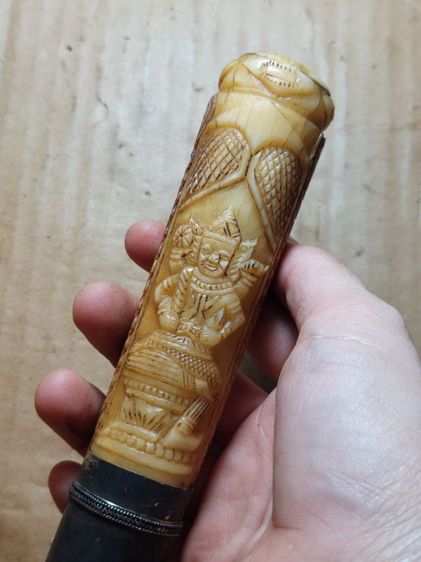 เครื่องรางมีดหมอหลวงพ่อเดิมใบ 9 นิ้วยาวรวม 17 นิ้วมีพ.ศ รูปที่ 7