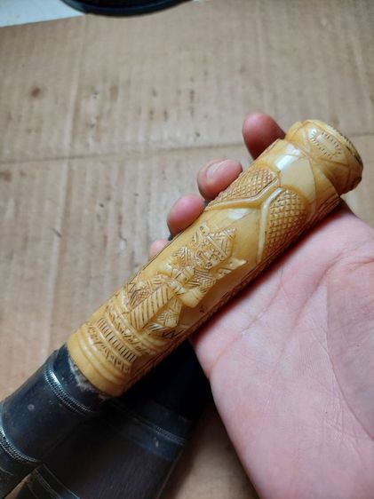 เครื่องรางมีดหมอจักนารายณ์หลวงพ่อเดิมใบ 9 นิ้วยาวรวม 17 นิ้ว รูปที่ 6