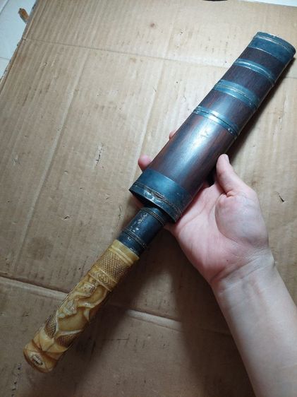 เครื่องรางมีดหมอจักนารายณ์หลวงพ่อเดิมใบ 9 นิ้วยาวรวม 17 นิ้ว รูปที่ 12