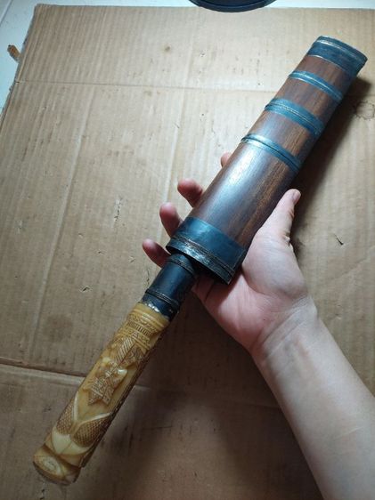 เครื่องรางมีดหมอจักนารายณ์หลวงพ่อเดิมใบ 9 นิ้วยาวรวม 17 นิ้ว รูปที่ 11