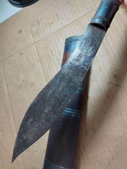 เครื่องรางมีดหมอจักนารายณ์หลวงพ่อเดิมใบ 9 นิ้วยาวรวม 17 นิ้ว รูปที่ 8