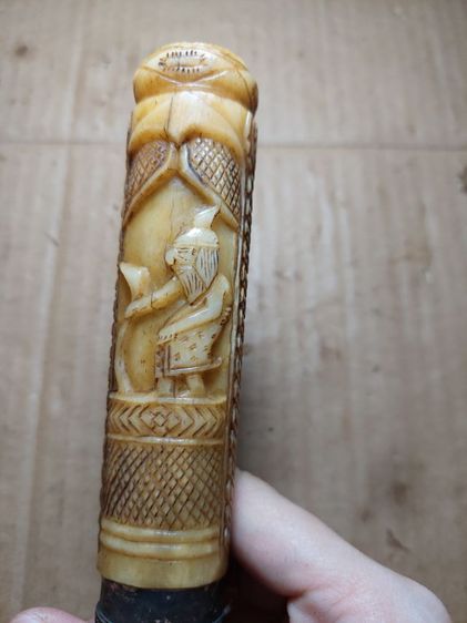 เครื่องรางมีดหมอจักนารายณ์หลวงพ่อเดิมใบ 9 นิ้วยาวรวม 17 นิ้ว รูปที่ 4