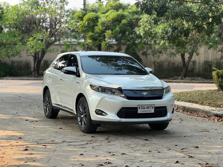 Toyota Harrier 2015 2.5 Hybrid Utility-car ไฮบริด ไม่ติดแก๊ส เกียร์อัตโนมัติ ขาว รูปที่ 2