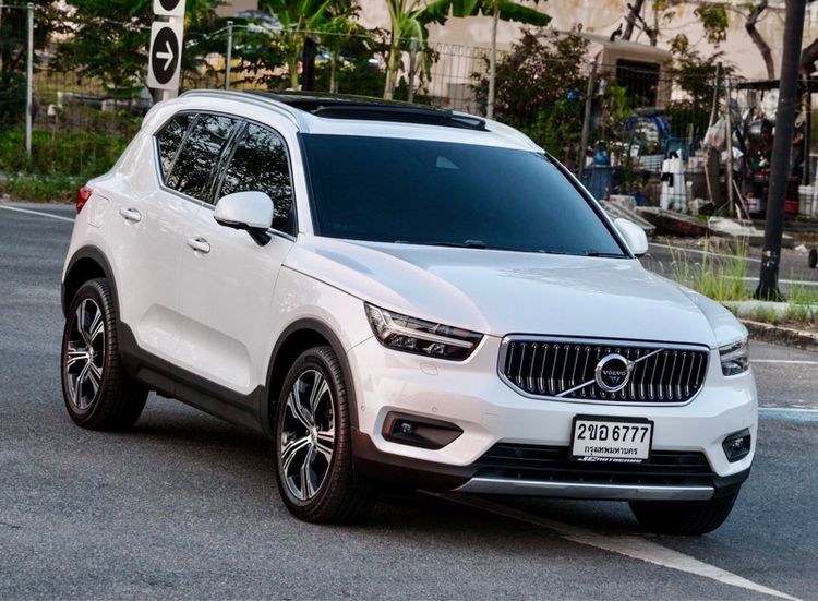 Volvo XC40 2022 Recharge 1.5 T5 Inscription Sedan ปลั๊กอินไฮบริด (PHEV) ไม่ติดแก๊ส เกียร์อัตโนมัติ ขาว รูปที่ 3