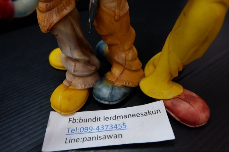 ตุ๊กตาตัวตลกเรซินหล่อแบบวินเทจขนาด 5 นิ้ว 3 ชิ้น เพ้นท์มือ รูปทรงเครื่องดนตรี ผลิตในอิตาลี 990 บาท รูปที่ 10