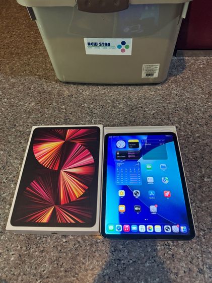 ขายiPadPro11นิ้วM1สีดำ128กิ๊กมีกล่องอีมี่ตรงสูนTrueสวยๆใช้งานดีทุกๆฟังชั่นถูกมากกก