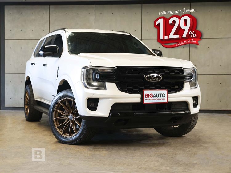 รถ Ford Everest 2.0 Turbo Sport สี ขาว