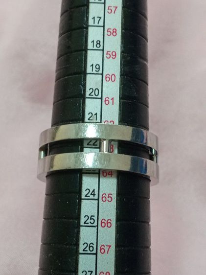 แหวนไซส์ฝรั่ง มีตอก (แหวนเบอร์ 64) รูปที่ 4