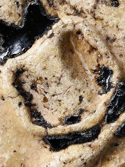 สวยสุด-สภาพใช้ พระสมเด็จวัดระฆัง พิมพ์ฐานแซม เนื้อจุ่มรัก มีมวลสาร 