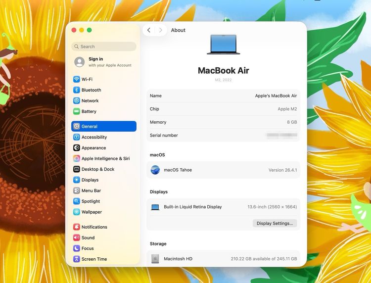 MacBook Air 13.6-inch M2 2022 Ram8GB SSD256GB Midnight รูปที่ 13