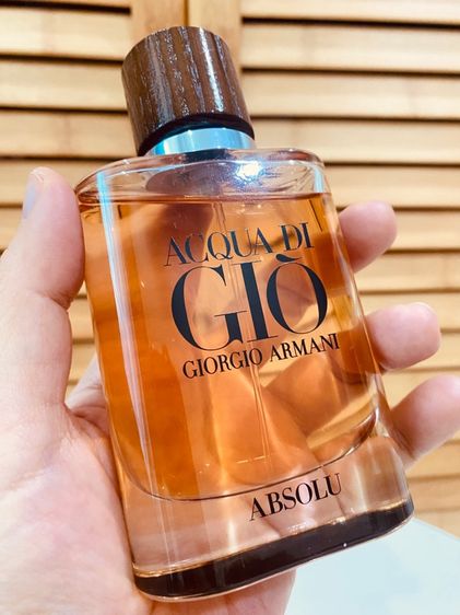 Giorgio Armani Acqua Di Gio Absolu EDP 75 ml  No box น้ำหอมผู้ชายแบรนด์แท้ รูปที่ 7