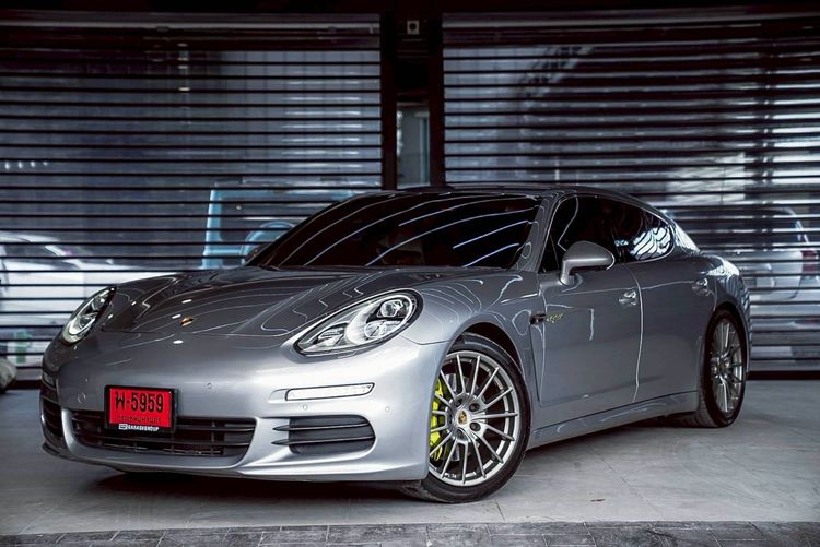 Porsche Panamera 2014 3.0 S E-Hybrid Sedan ปลั๊กอินไฮบริด (PHEV) เทา