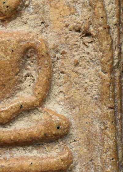 พระบ้านเก่าเก็บ เนื้อออกสีเหลืองเทียนไข สวย ผิวพระเดิมๆ พระสมเด็จวัดระฆัง พิมพ์ใหญ่ รูปที่ 12